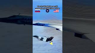 The Tu-160 pilot has an f16 companion, he didn't know that  #russianairforce #russia #tu160 #f16