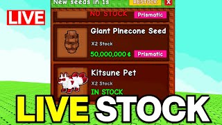 LIVE 🔴 GROW A GARDEN STOCK 24/7! (GEAR, WEATHER, SEEDS)