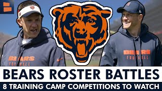 Chicago Bears Training Camp: 8 Roster Battles To Watch Ft. Left Tackle Competition + MORE!