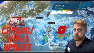 Typhoon Wipha Nears Hong Kong with a new Storm Bagyo possible Dante forming next week