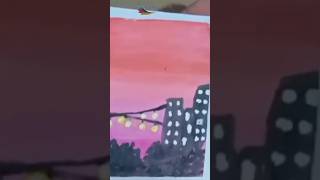 Easy poster painting #posterart #viral #satisfying #art #ytshorts #amazing #easy