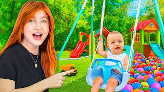 I Built a Dream PLAYGROUND For My BABY!
