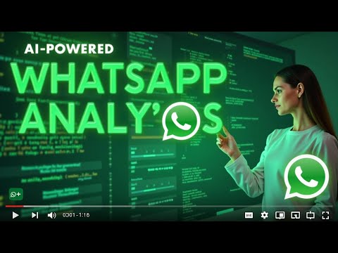 📊 AI-Powered WhatsApp Chat Analysis | Sentiment, Trends & Forecasting Demo
