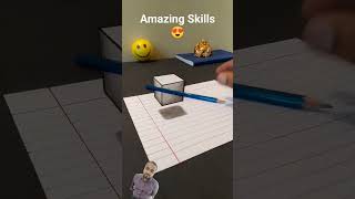 4D Illusion of Square Box. #3dillusion #3dtrickart #tutorial #art #3dillusiondrawing #illusion
