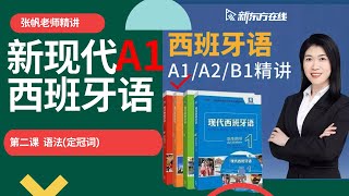2-7新现代西班语A1课程 第二课 语法 定冠词。 新现代西班牙语 新东方西班牙语网课 张帆新现代西班牙语 西班牙语