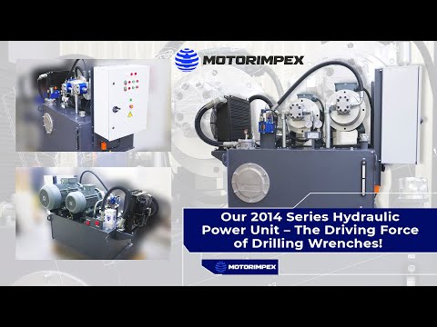 Our 2014 Series Hydraulic Power Unit – The Driving Force of Drilling Wrenches! #hydraulic #powerpack
