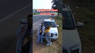Bangalore to Udupi Road Trip 🚗 #bengaluru #udupi #mangalore #shorts #roadtrip #ytshorts #travel