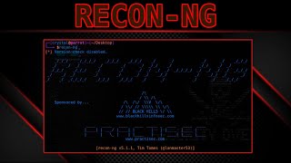 Recon-ng - Pentesting Tutorials