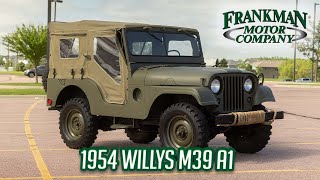 1954 Willys M38A1 | Start Up & Walkaround | The Original Off-Road Warrior- Frankman Motor Company