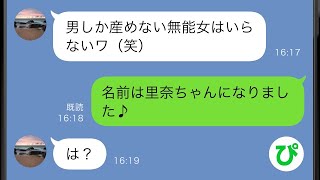 【LINE】お腹にいる2人目の子供が男だと分かった途端嫁ともう一人の子供を捨てた旦那と義母→しかし数年後、嫁の母が_衝撃の真実_を伝えると...w【スカッと修羅場】【総集編】
