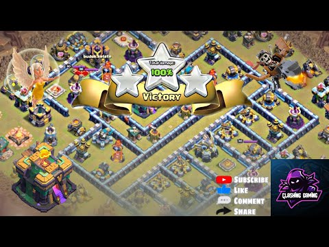BEST TH 14 WAR 3 STAR ATTACK STRATEGY 2021  || With DRAGON RIDER & QUEEN WALK | clash of clans - coc