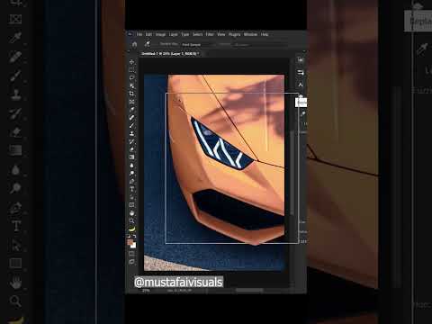 How to Change Car Color in Photoshop #viralshort