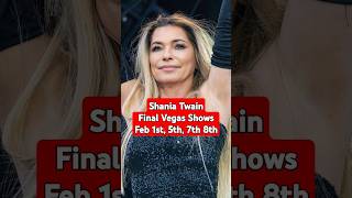 Shania Twain Final Vegas Shows 🥲 #ShaniaTwain #ComeOnOver #vegasguide