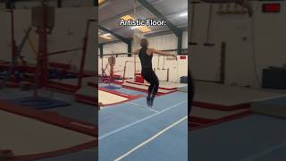 Rating how bouncy Gymnastics Equipment is🤸‍♀️ #gymnast #tumbling #cirquedusoleil #luciecolebeck