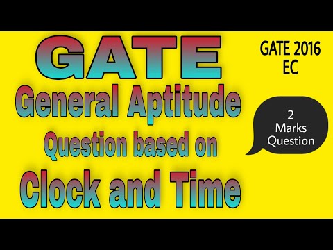 GATE General Aptitude Question based on Clock and Time #shorts #clock #time #aptitude #gate #maths