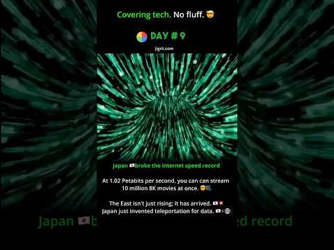 🚨 Japan Just SHATTERED the Internet Speed Record! (1.02 Petabits/sec) ⚡