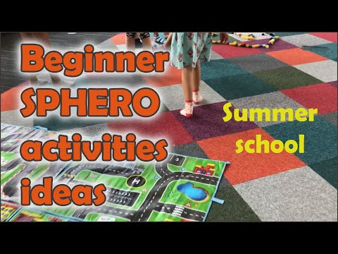Summer school robotics Sphero activities ideas from St. George International School Sofia, Bulgaria