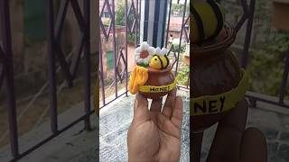 let's make cute honey bee...😊☺️#diy #youtube #youtubeshorts