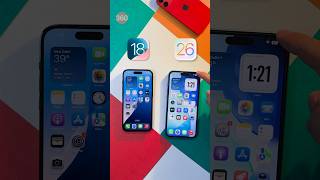 iOS26 vs iOS18: New Design! #gadgets360 #techreels #ios26 #ios18 #ios #iphone #iphonetips #apple