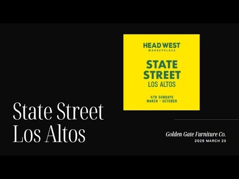 📍 State Street Los Altos | 2025 March 23 | Street Fair Walkthrough