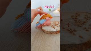 ✨️How To Make Cute Colorful Yarn Bird 🐦 | Easy Craft Idea!