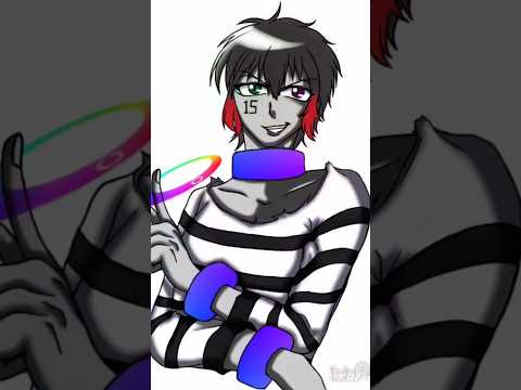 【ファンア】ナンバカのジューゴ君でcolor wheel trendをしてみたよ｡#colorwheel #memes #shorts #ibispaint #イラスト #ナンバカ #ファンアート