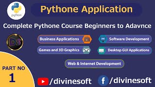 Complete Python Course (Introduction) Python tutorial 01 | Basic To Advance | #divinesoft