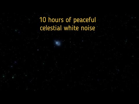 Relax with 10 hours of celestial white noise.. Feel calm and focused..