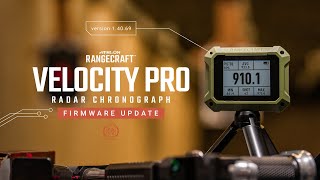 Rangecraft Velocity PRO Radar Chronograph Firmware Update | Athlon Optics