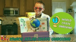 KiwiCo Atlas Crate Subscription Box | World Unboxing
