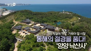 동해의 절경을 품다! '양양 낙산사' | 바람, 물, 새소리로 듣는 마음여행 | 이 계절에 꼭 가봐야 할 사찰