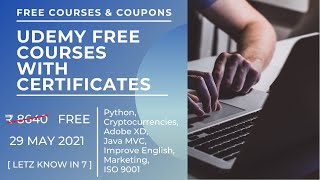 Free Udemy Courses With Free Certificates 2021 | Online Courses For Students #udemycoupon2021