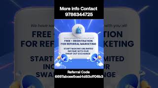 FREE REGISTRATION FOR SWAPOUT EXCHANGE REFERRAL MARKETING