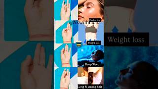 Daily mudras for deep sleep & glass skin #stronghair #weightloss #shiva #om #mudra #meditation #yt