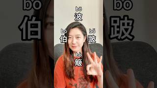 Chinese pinyin | bō bó bǒ bò #learnmandarin #learnchinese #studychinese #chineselanguage