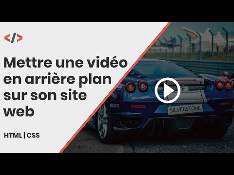 Mettre une vidéo en arrière plan sur son site | HTML & CSS