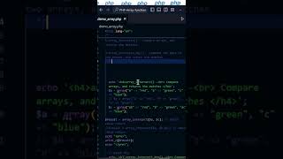 #18 PHP intersect function