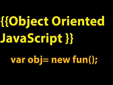 Object Oriented javaScript