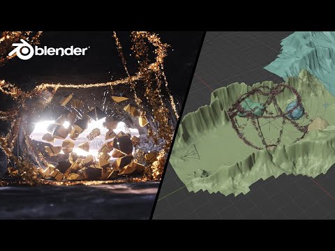 How I use the new simulation nodes in my animations | Blender 3.6