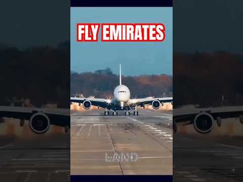 Most Beautiful Emirates Takeoff (4K)#aviation #shorts #viralvideo #aeroplanetakeoff #clearedtoland