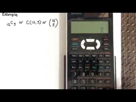 Combination using the calculator Sharp EL-520X