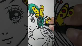 #hobbydrawing #stressrelief #anxietyrelief #drawing #fashion #colors #coloring #kidscolors