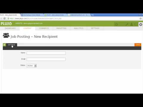 PLUJO :  Managing Job Postings