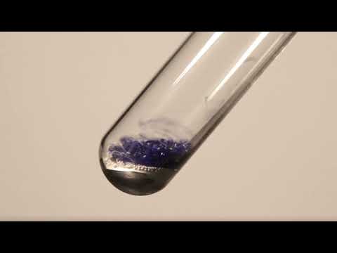 Demonstration of mercury vapor density