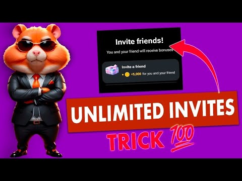 Hamster Kombat UNLIMITED Invite Friends Trick