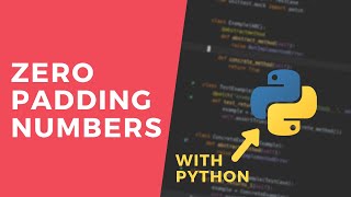 Zero padding a number - 1 Minute Python Tutorial #shorts