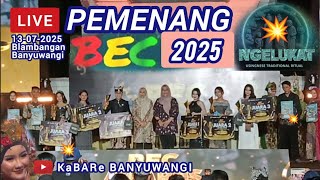 BEC 2025 BANYUWANGI ETHNO CARNIVAL CHAMPION | NGELUKAT USINGNESE, A TRADITIONAL SACRED RITUAL OF ...