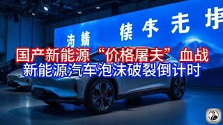 【Boss雜談】国产新能源“价格屠夫”血战，新能源汽车泡沫破裂倒计时