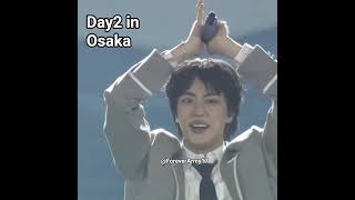 OUR HANDSOME TUNA BOY ❤️DAY2 IN OSAKA ❤️#bts#jin#kimseokjin#runjintour#subscribe#views#viral#shorts