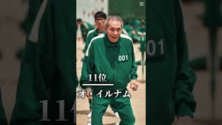 イカゲーム1.2.3の好きなキャラランキング　#イカゲーム　#イカゲーム2  #イカゲーム3  #イカゲームランキング　#伸びろ #おすすめにのりたい #ばずれ